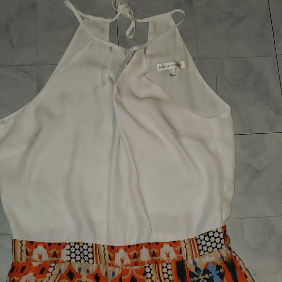 Romper with spagetti straps and open back - Picture 4 of 5